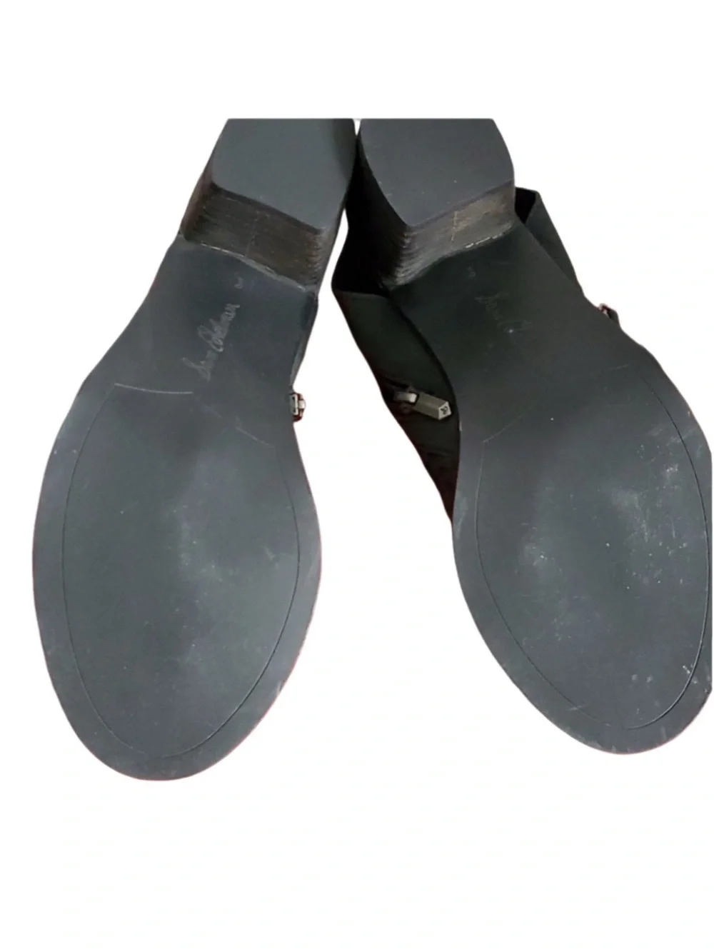 Sam Edelman Bootie Stacked Heel Sandals - Picture 4 of 9
